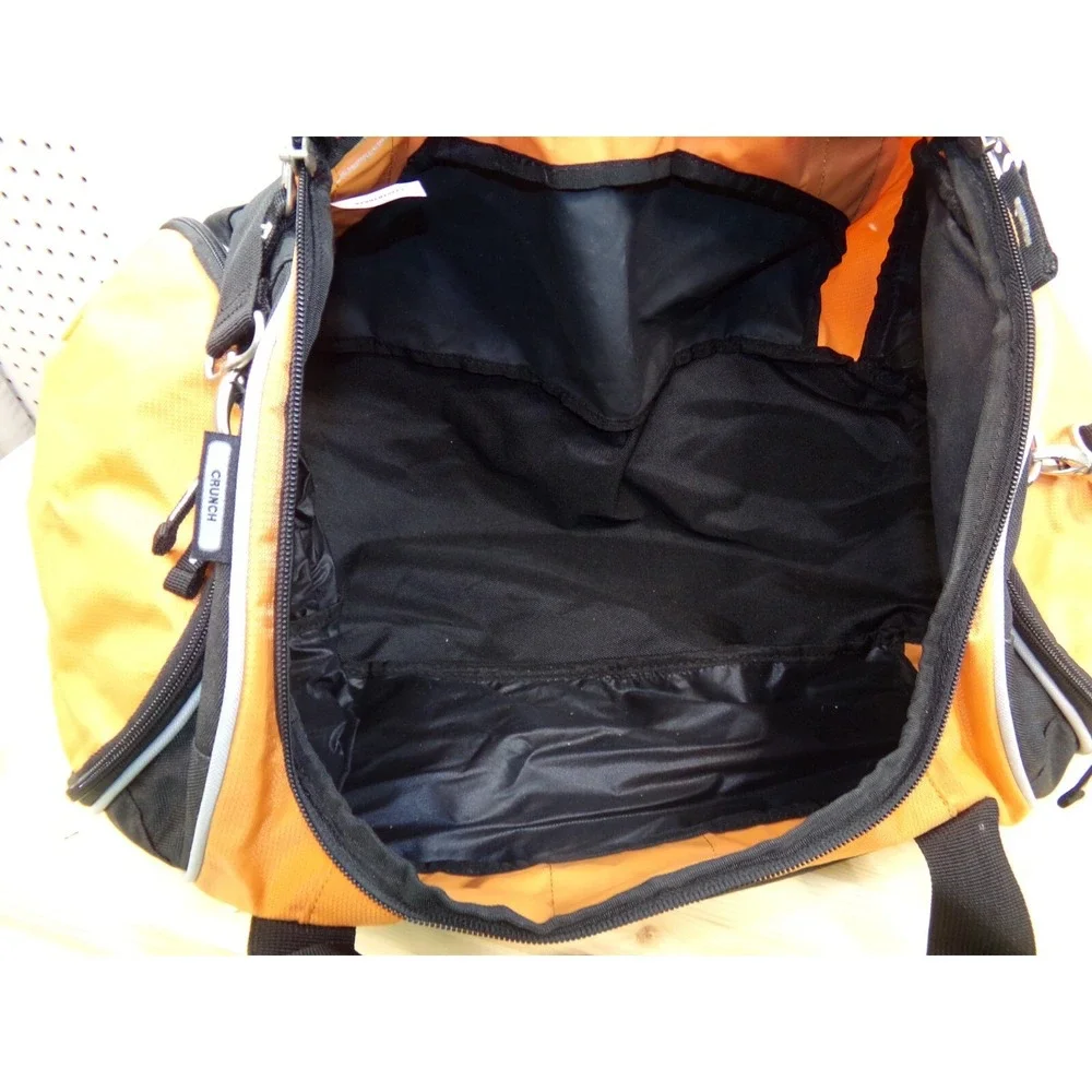 OGIO Crunch Travel Duffel Bag Blue Moon Beer Logo Orange Dome Duffle